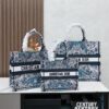 693094156e68136f4d9a9fa0 Original Order Embroidered Medium Di0r Book Tote