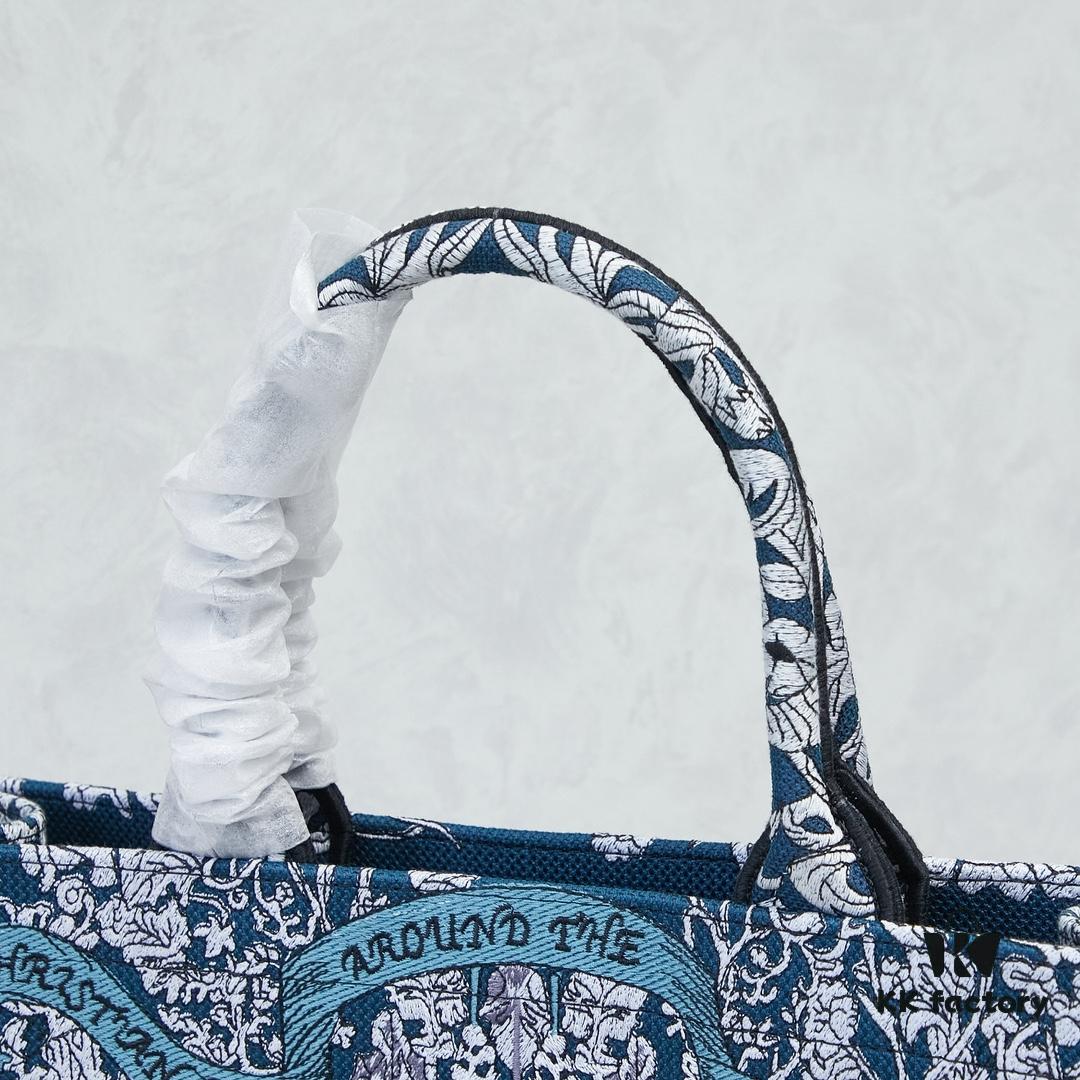 Original Order Embroidered Large Di0r Book Tote