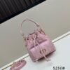 693094366e68136f4d9a9fe3 Dior Caro Mini Bucket Bag in Black Lambskin from the 2025 Fall Collection