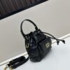 693094376e68136f4d9a9fe4 Dior Caro Mini Bucket Bag in Black Lambskin from the 2025 Fall Collection