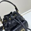693094396e68136f4d9a9fe8 Dior Caro Mini Bucket Bag in Black Lambskin from the 2025 Fall Collection