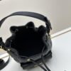 6930943a6e68136f4d9a9fe9 Dior Caro Mini Bucket Bag in Black Lambskin from the 2025 Fall Collection