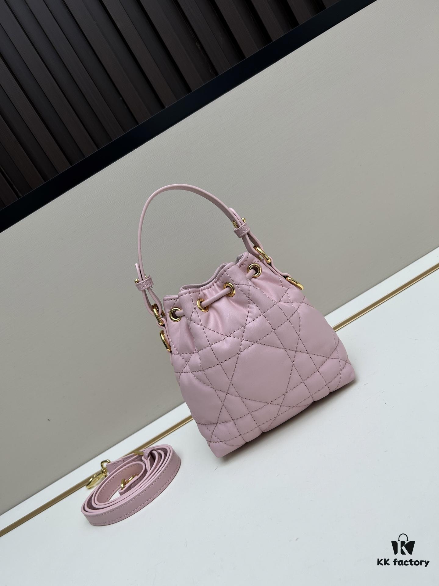 6930943c6e68136f4d9a9fec Small DIOR Caro Bucket Bag from the 2025 Autumn Ready-to-Wear Collection