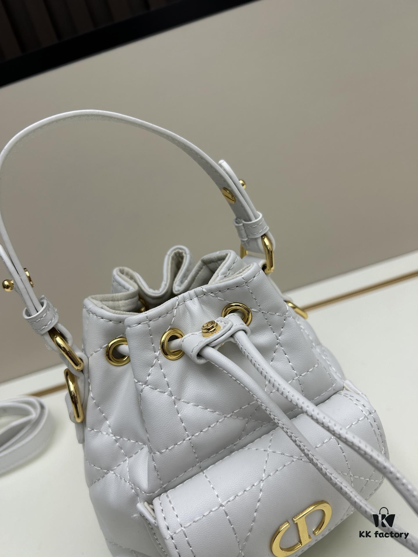 Small DIOR Caro Bucket Bag from the 2025 Autumn Ready-to-Wear Collection
