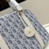 693094466e68136f4d9a9ffc Large D-Vibe Bowling Bag in Blue Oblique Print
