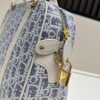 693094466e68136f4d9a9ffd Large D-Vibe Bowling Bag in Blue Oblique Print