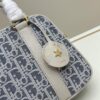 6930944a6e68136f4d9aa005 Small D-Vibe Bowling Bag in Blue Oblique Print