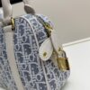 6930944d6e68136f4d9aa00b Small D-Vibe Bowling Bag in Blue Oblique Print