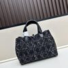 693094526e68136f4d9aa011 Medium Dior Toujours Bag in Black Calfskin with Cannage Stitching