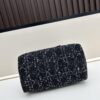 693094536e68136f4d9aa013 Medium Dior Toujours Bag in Black Calfskin with Cannage Stitching