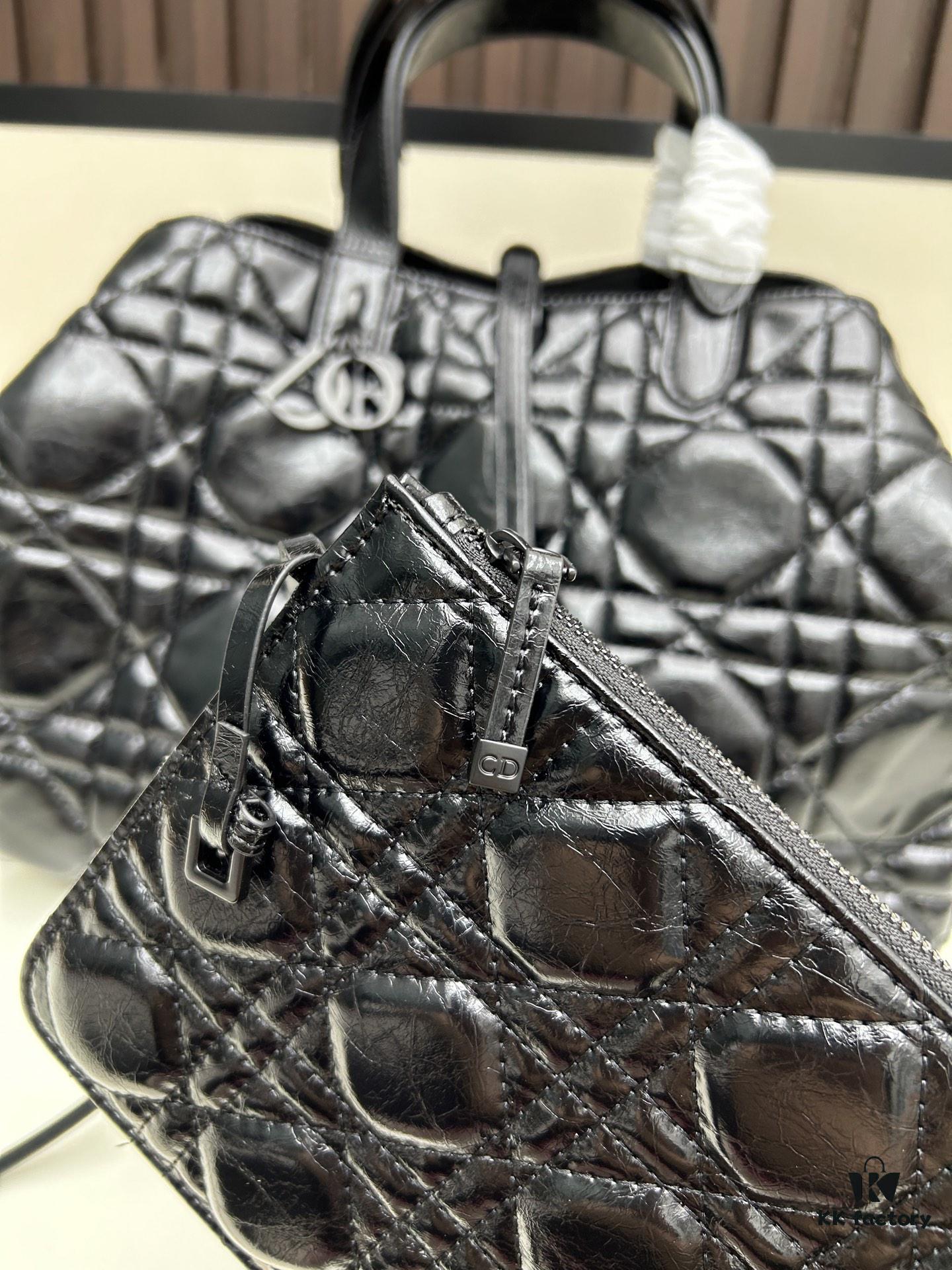 693094596e68136f4d9aa01e Large Oil-Waxed Calfskin Dior Toujours Bag