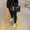 6930946a6e68136f4d9aa03d Dior Lady Bag in Black Tweed - Classic Design with Box