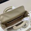693094776e68136f4d9aa053 Dior Lady Bag in Black Houndstooth Canvas with Leather Trim