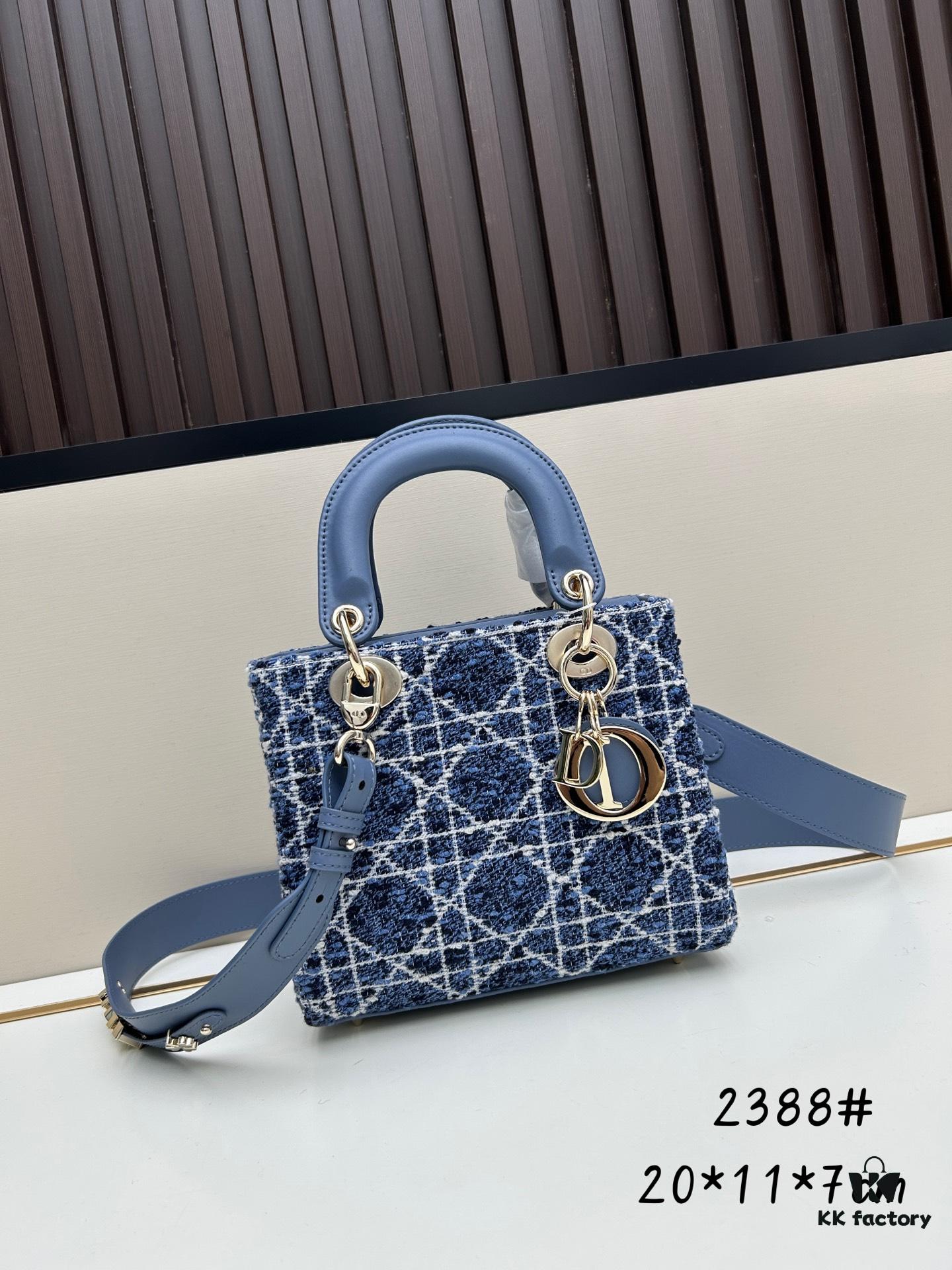 6930947c6e68136f4d9aa05b Dior New Launch Tweed Bag with Box Packaging
