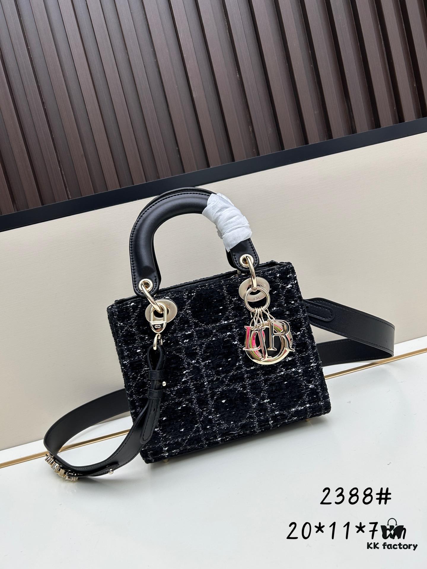 6930947d6e68136f4d9aa05e Dior New Launch Tweed Bag with Box Packaging