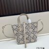 6930948a6e68136f4d9aa076 Dior Toujours Vertical Top Handle Bag in Blush Beige Calfskin with Cannage Stitching