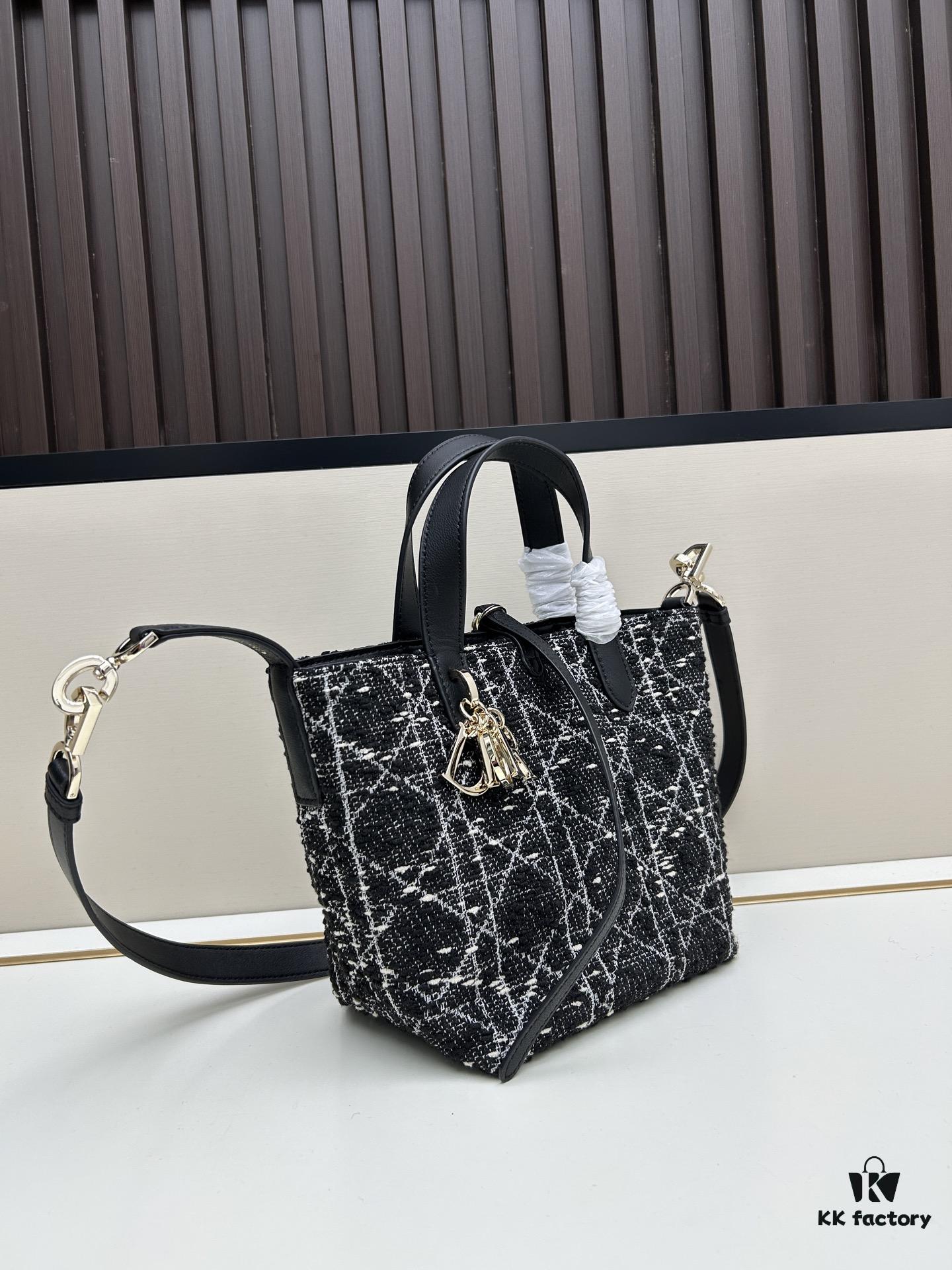 693094906e68136f4d9aa081 Dior Toujours Medium Vertical Handbag in Blush Beige Calfskin with Cannage Stitching