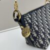 693094a26e68136f4d9aa0a1 Diorstar Hobo Chain Bag in Blue Denim Dior Oblique Jacquard