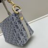 693094a76e68136f4d9aa0aa Diorstar Hobo Chain Bag in Blue Denim Dior Oblique Jacquard