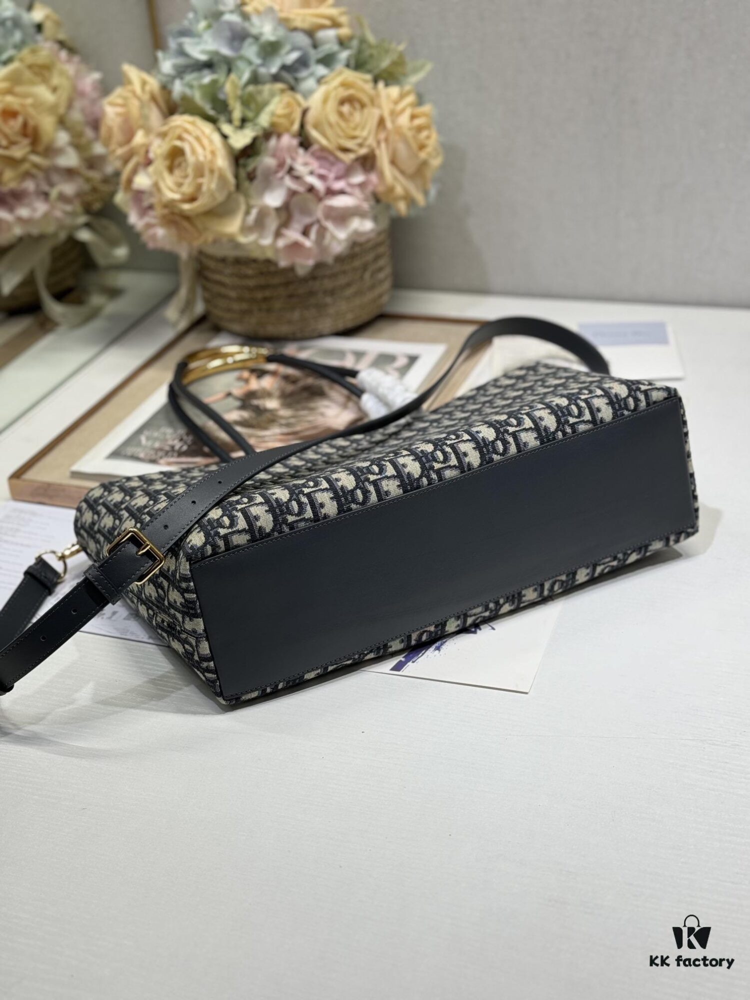 693094b46e68136f4d9aa0c3 Top-Grade Authentic Dior Stills Handbag (Blue Cloth)