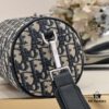 693094b76e68136f4d9aa0c8 Dior 2024 Pre-Spring New Arrival OBLIQUE Printed Canvas Cylindrical Tote Bag with Tiger Head Box 🐯🖤 Adjustable and Removable Strap in Black Fabric and Calfskin Unisex Design