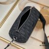 693094bc6e68136f4d9aa0d2 Upgraded Release Original Dior 2024 Spring/Summer New Arrival OBLIQUE Printed Canvas Cylindrical Tote Bag with Tiger Head Box Design, Black Fabric and Black Calfskin Adjustable Detachable Shoulder Strap, Full Logo Details, Unisex, Size: 21×13×13cm