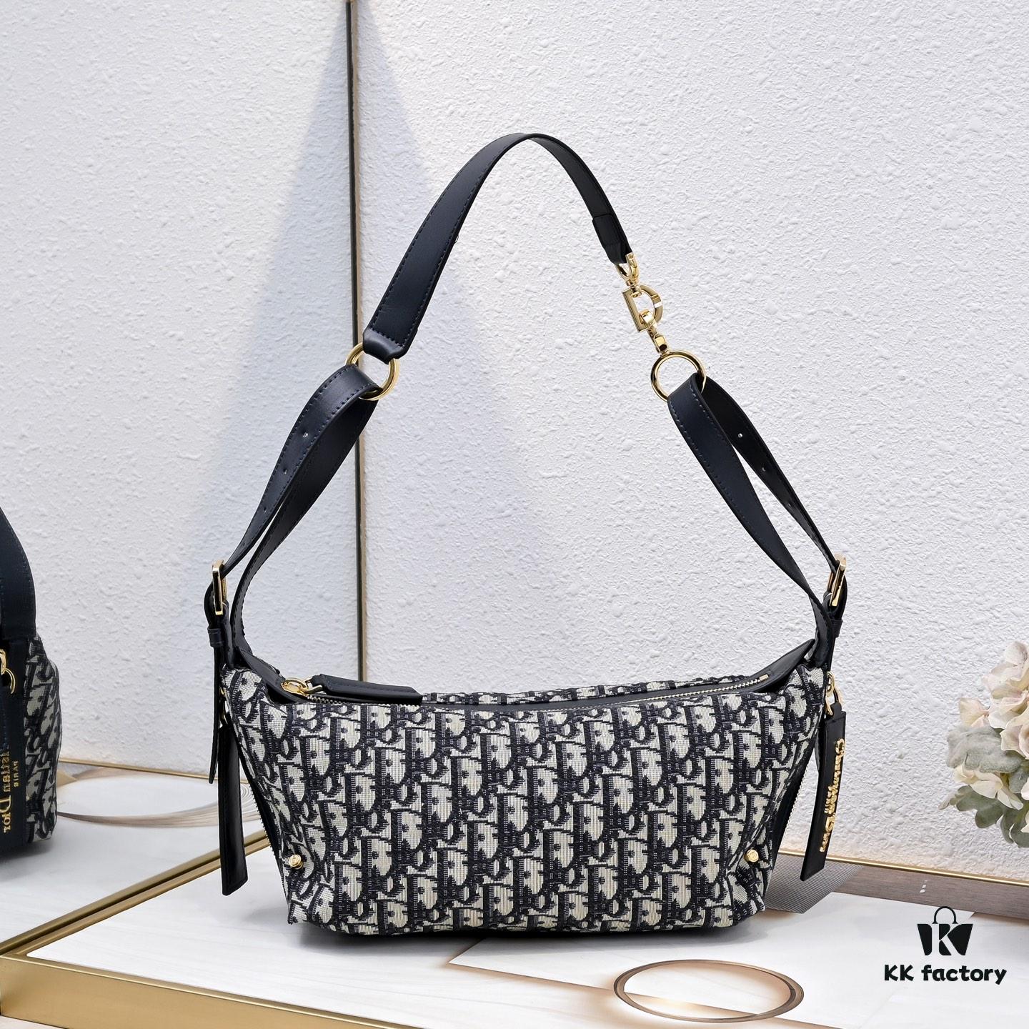 693094e96e68136f4d9aa12f Small Size Upgraded Version D-Journey Handbag in Blue Oblique Print