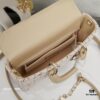 Dior Lady Bag in Black Tweed with Box