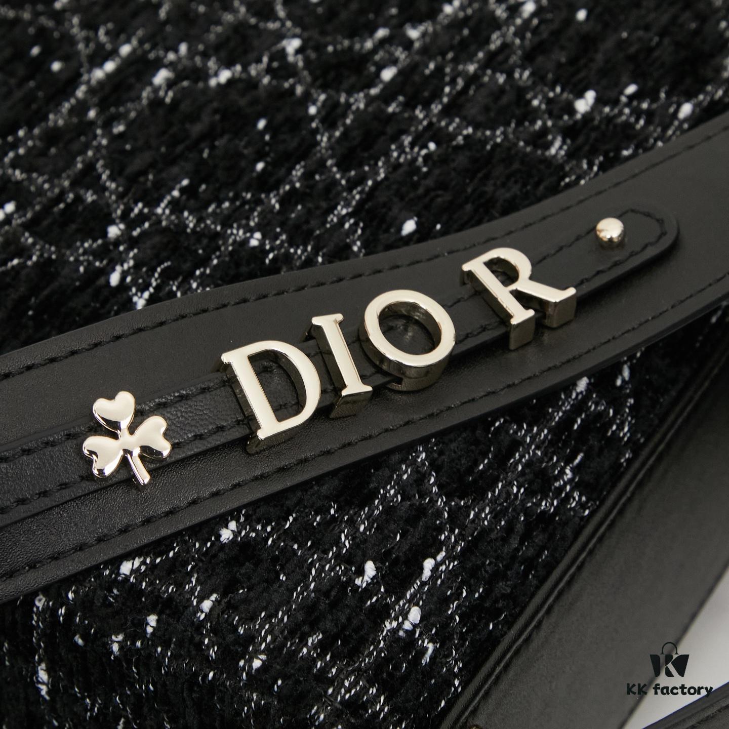 693095076e68136f4d9aa169 Dior New Launch Tweed Bag with Box Packaging