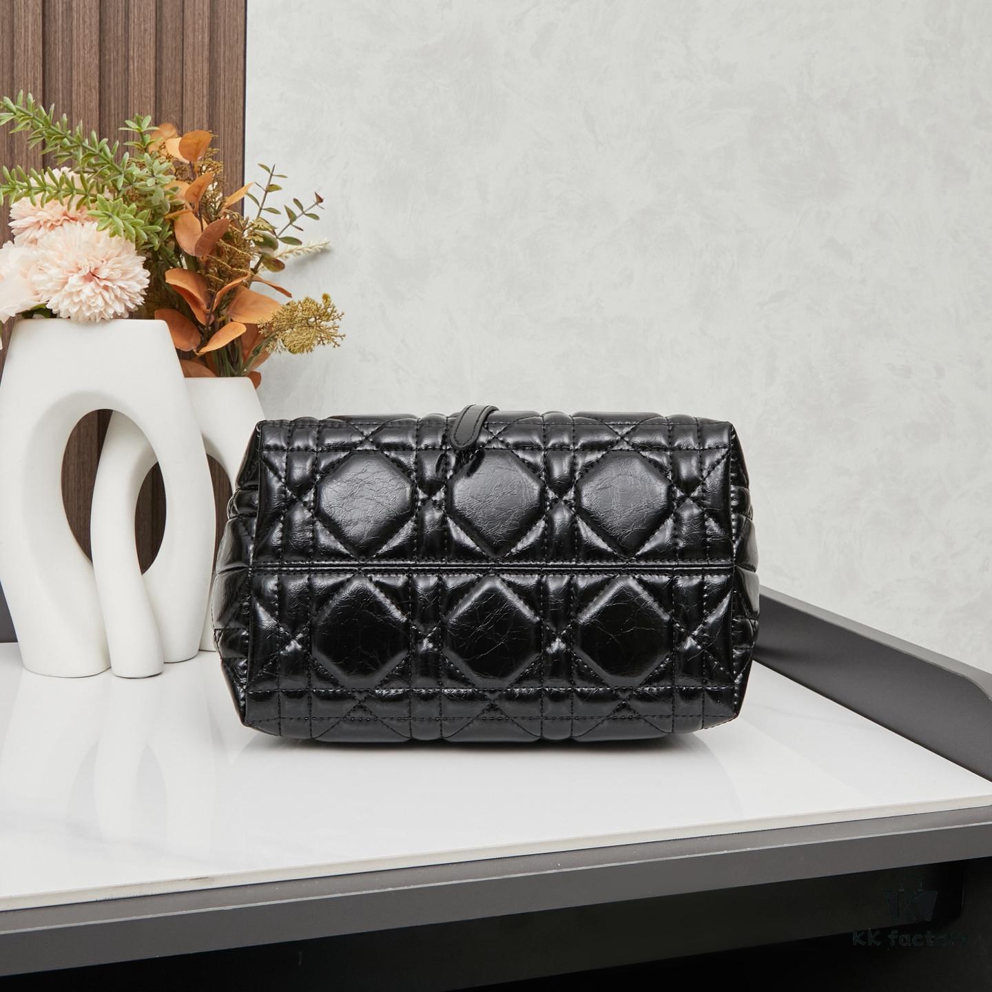 693095176e68136f4d9aa18a Small Oil-Waxed Calfskin Dior Toujours Bag