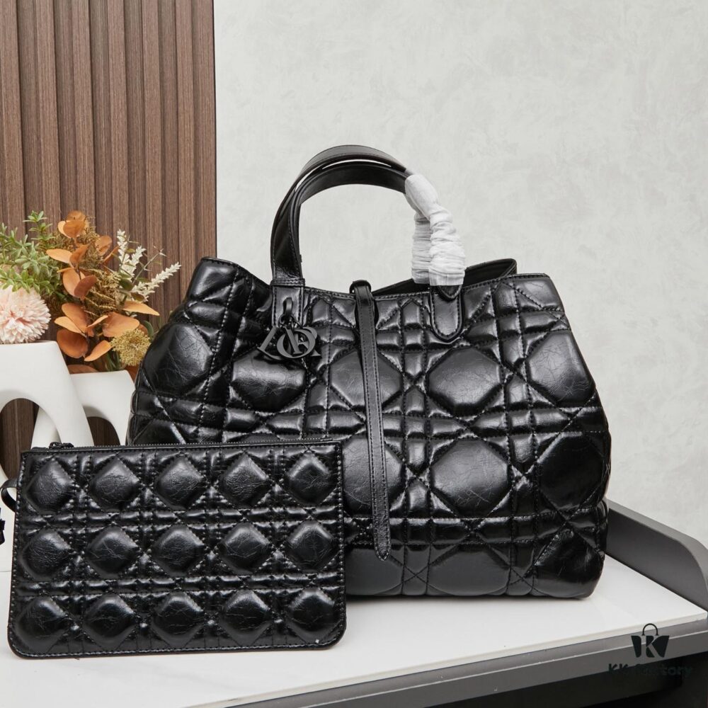 6930951f6e68136f4d9aa198 Large Oil-Waxed Calfskin Dior Toujours Bag