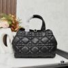 693095296e68136f4d9aa1ab Dior Toujours Medium Bag in Black Calfskin with Cannage Stitching