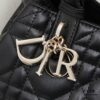 6930952a6e68136f4d9aa1ad Dior Toujours Small Bag in Black Calfskin with Cannage Stitching