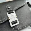 Box Included [Top Original Version] This miniature saddle messenger bag is exquisitely stylish, crafted from black grained cowhide leather and adorned with a flap closure and 'DIOR' signature, highlighting the refined charm of the saddle design. Spacious interior compartments with a patch pocket for organizing daily essentials. Equipped with an adjustable leather shoulder strap for versatile wear as a shoulder or crossbody bag.