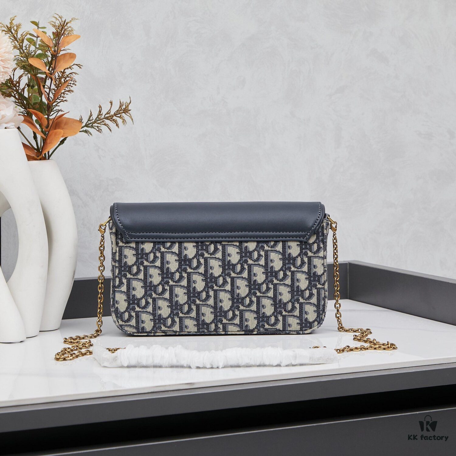 693095626e68136f4d9aa21e Dior Saddle Bag with Box, Shoulder Chain Bag