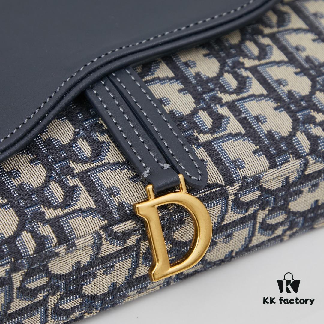 693095636e68136f4d9aa21f Dior Saddle Bag with Box, Shoulder Chain Bag