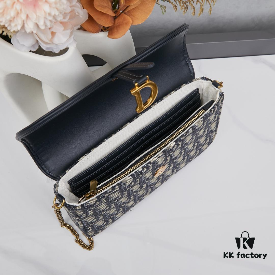 693095666e68136f4d9aa223 Dior Saddle Bag with Box, Shoulder Chain Bag