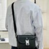 Box Included [Top Original Version] This miniature saddle messenger bag is exquisitely stylish, crafted from black grained cowhide leather and adorned with a flap closure and 'DIOR' signature, highlighting the refined charm of the saddle design. Spacious interior compartments with a patch pocket accommodate daily essentials. Equipped with an adjustable leather shoulder strap for shoulder or crossbody wear.