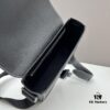 Box Included [Top Original Version] This miniature saddle messenger bag is exquisitely stylish, meticulously crafted from black grained cowhide leather and accentuated with a flap closure and 'DIOR' signature, highlighting the refined charm of the saddle design. Featuring a spacious interior compartment with a patch pocket for organizing daily essentials, it comes with an adjustable leather shoulder strap that allows for both shoulder and crossbody wear.