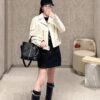 693095c06e68136f4d9aa2de Dior Toujours Medium Vertical Handbag in Blush Beige Calfskin with Cannage Stitching