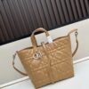693095c46e68136f4d9aa2e3 Dior Toujours Vertical Handbag in Blush Beige Calfskin Leather