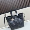 693095c46e68136f4d9aa2e4 Dior Toujours Vertical Handbag in Blush Beige Calfskin with Cannage Stitching