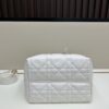 693095c56e68136f4d9aa2e9 Dior Toujours Vertical Handbag in Blush Beige Calfskin with Cannage Stitching