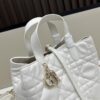 693095c66e68136f4d9aa2ea Dior Toujours Vertical Handbag in Blush Beige Calfskin with Cannage Stitching