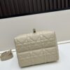 693095cb6e68136f4d9aa2f1 Dior Toujours Vertical Handbag in Blush Beige Calfskin with Large Cannage Stitching