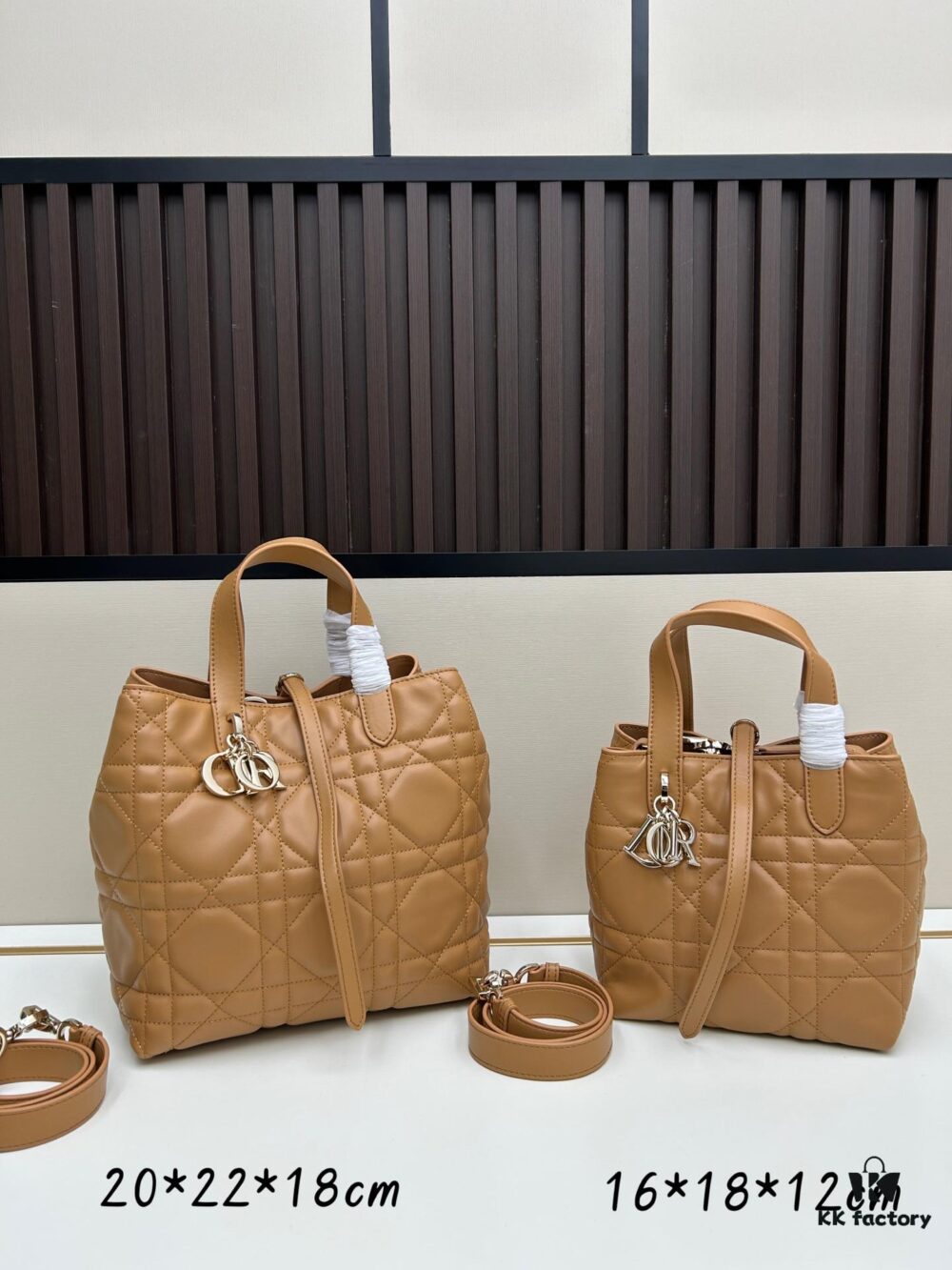 693095cc6e68136f4d9aa2f4 Dior Toujours Vertical Handbag in Blush Beige Calfskin Leather