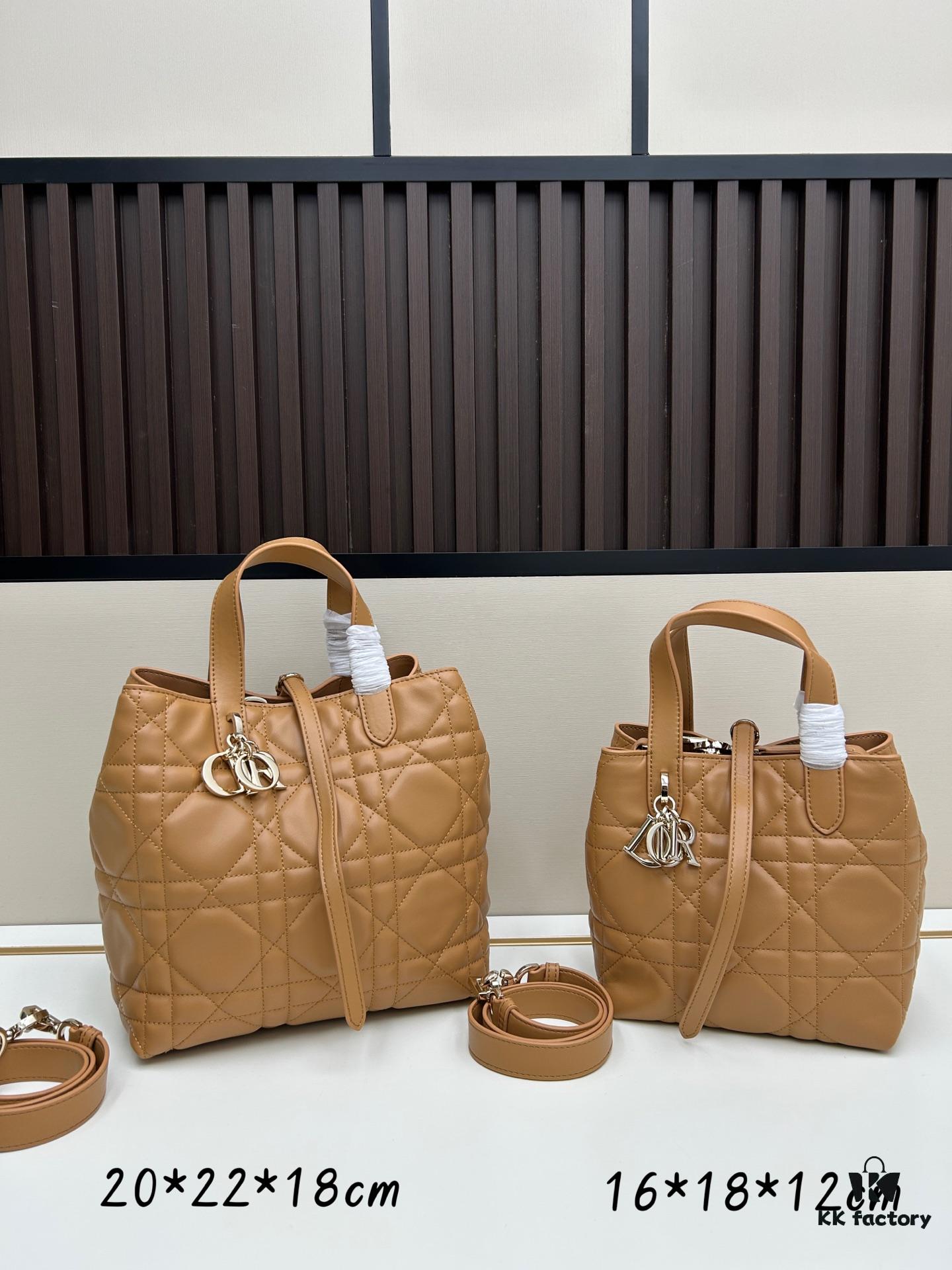 693095cc6e68136f4d9aa2f4 Dior Toujours Vertical Handbag in Blush Beige Calfskin Leather