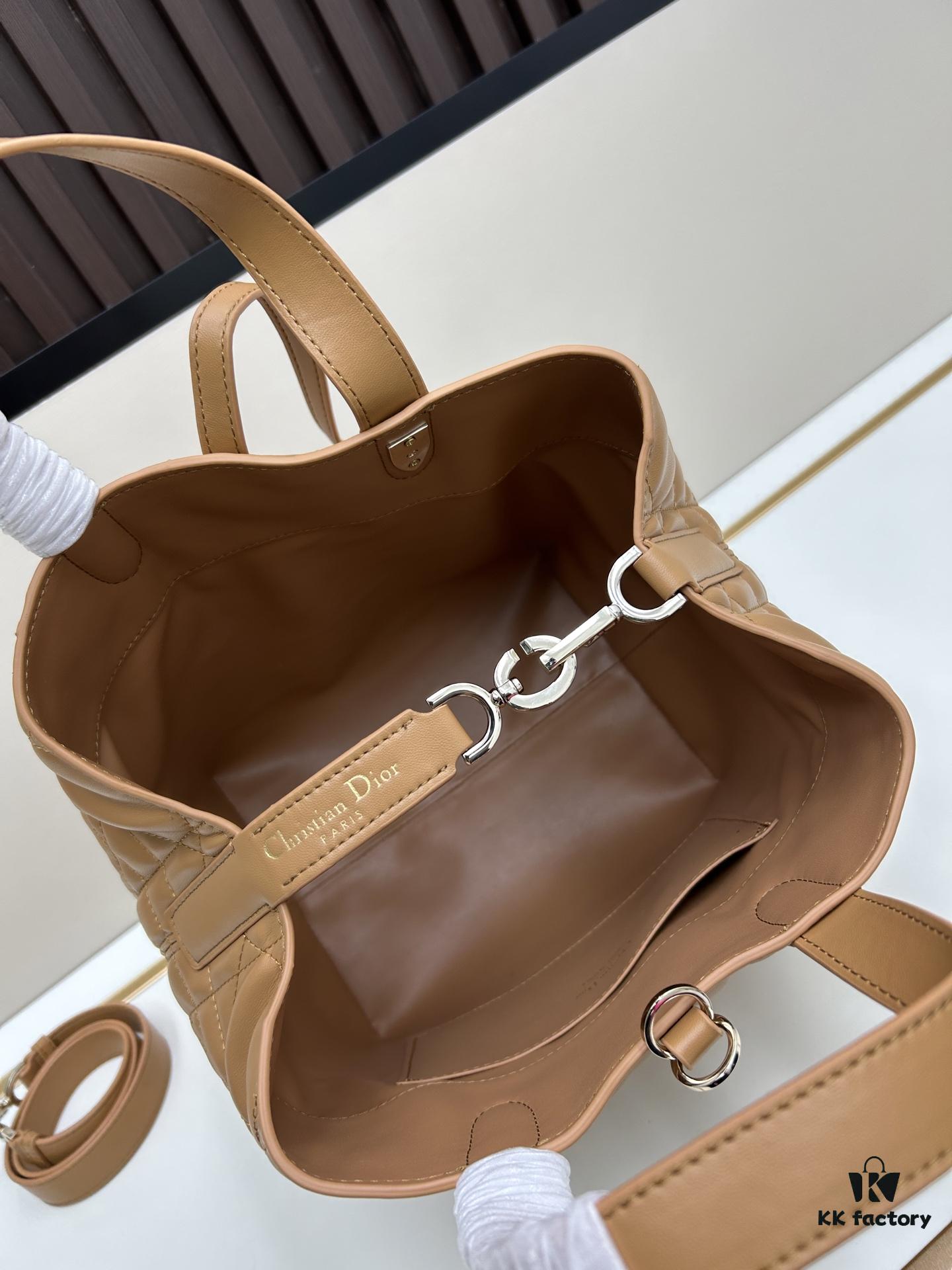 693095d16e68136f4d9aa2fa Dior Toujours Vertical Handbag in Blush Beige Calfskin Leather