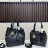 693095d26e68136f4d9aa2fd Dior Toujours Vertical Handbag in Blush Beige Calfskin with Cannage Stitching