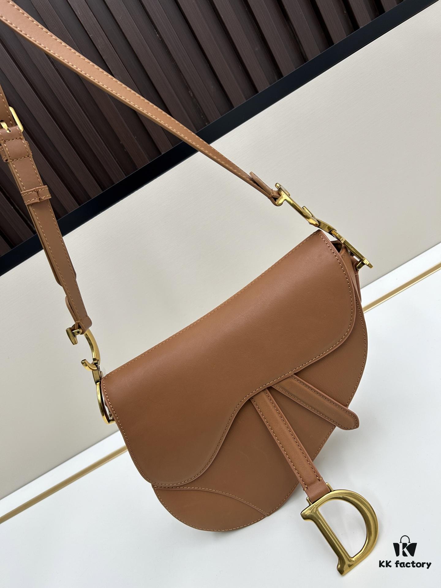 693095db6e68136f4d9aa30f Dior Saddle Bag Monogram Large Size 0455 with Box and Genuine Leather Strap